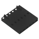 Molex SL Female Connector Housing 2.54 mm Pitch 2 Way 1 Row Straight 50-57-9302