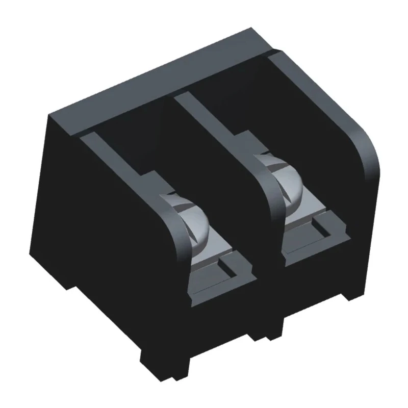 TE Connectivity Barrier Strip 2 Contact 9.53 mm Pitch 1 Row 300V 600V 25A 5A 3-1437651-4