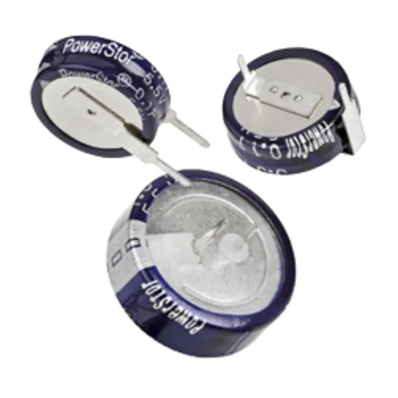 Eaton 0.22 F 5.5V dc Polar Through Hole Supercapacitor KR-5R5C224-R