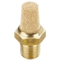 Norgren Brass Pneumatic Silencer G1/8 Threaded 24mm Length 10 bar Maximum Pressure T40C1800