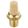 Norgren Brass Pneumatic Silencer G1/8 Threaded 24mm Length 10 bar Maximum Pressure T40C1800
