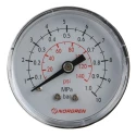 Norgren 50 mm Stainless Steel ABS Case Back Entry MNPT Pressure Gauge 10 bar 18-015-013