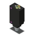 Omron Background Suppression Distance Sensor, Block Style, 25 mm to 300 mm Detection Range, NPN Output, IP67 Rated, E3Z-LL68
