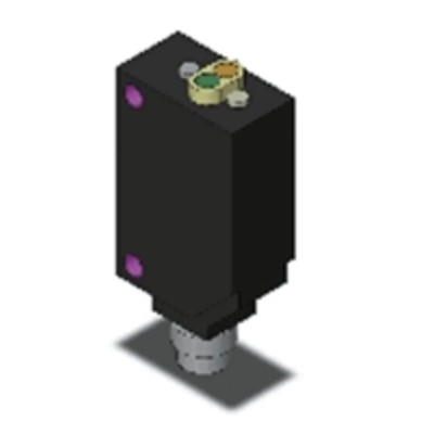 Omron Background Suppression Distance Sensor, Block Style, 25 mm to 300 mm Detection Range, NPN Output, IP67 Rated, E3Z-LL68