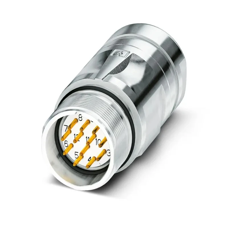 Phoenix Contact Circular Connector Cable Mount Plug Male 17 Contacts M23, IP67, 8A Current, CA-17P Series 1620023