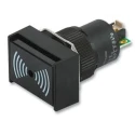 Omron Red Pilot Light Head, 22 mm Cutout, Panel Mount IP40 M2BJ