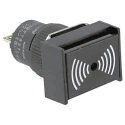 Omron Red Rectangular Pilot Light Head Panel Mount 22 mm Cutout IP40 M2BJ Series 