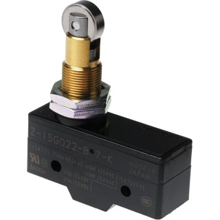 Omron Z Series Roller Plunger Limit Switch, SPDT Contact Configuration, IP00, Thermosetting Resin Housing Z-15GQ22-B7-K