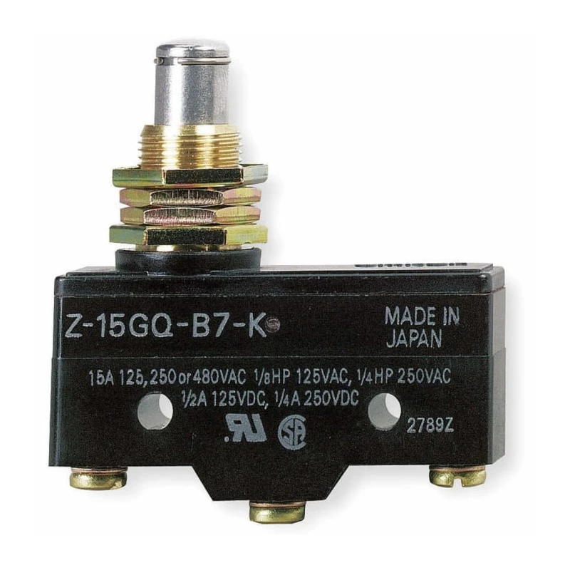 Omron Z Series Plunger Limit Switch, SPDT Contact Configuration, Thermosetting Resin Housing, 500V, Model IP00