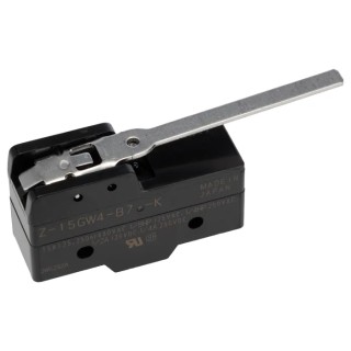 Omron Z Series Lever Limit Switch SPDT, IP00, 500V AC, 15A Current, Mechanical Life 20 Million Operations 