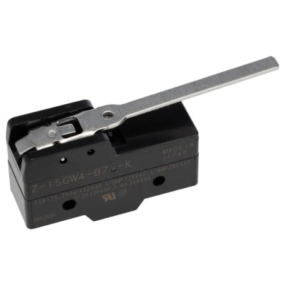 Omron Z Series Lever Limit Switch SPDT, IP00, 500V AC, 15A Current, Mechanical Life 20 Million Operations 
