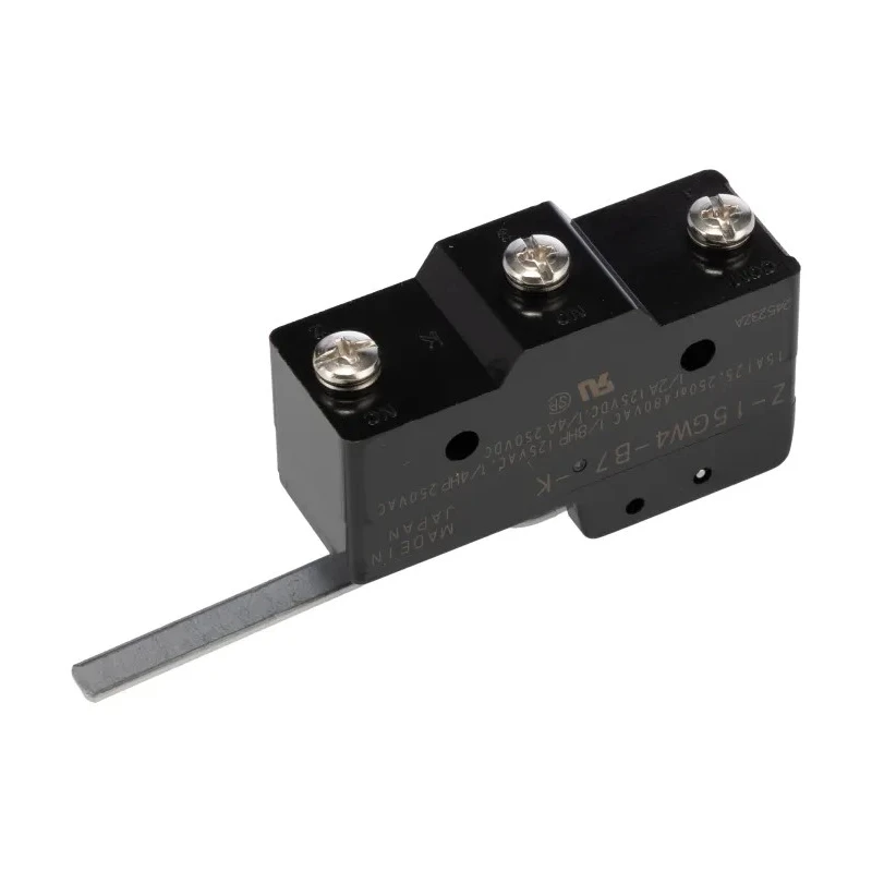 Omron Z Series Lever Limit Switch SPDT, IP00, 500V AC, 15A Current, Mechanical Life 20 Million Operations 