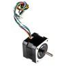 RS PRO Hybrid Unipolar Stepper Motor 12V, 0.158 Nm Holding Torque, 1.8° Step Angle, 42.3 x 42.3 mm Frame, 5 mm Shaft 180-5277