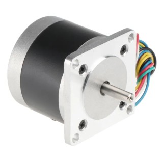 RS PRO Unipolar Hybrid Stepper Motor 6 V, 1.8° Step Angle, 56.4 x 56.4 mm Frame, 6.35 mm Shaft, Model 180-5282