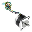 RS PRO Unipolar Hybrid Stepper Motor 12V, 0.288Nm Holding Torque, 1.8° Step Angle, 56.4 x 56.4 mm Frame, 6.35 mm 180-5281