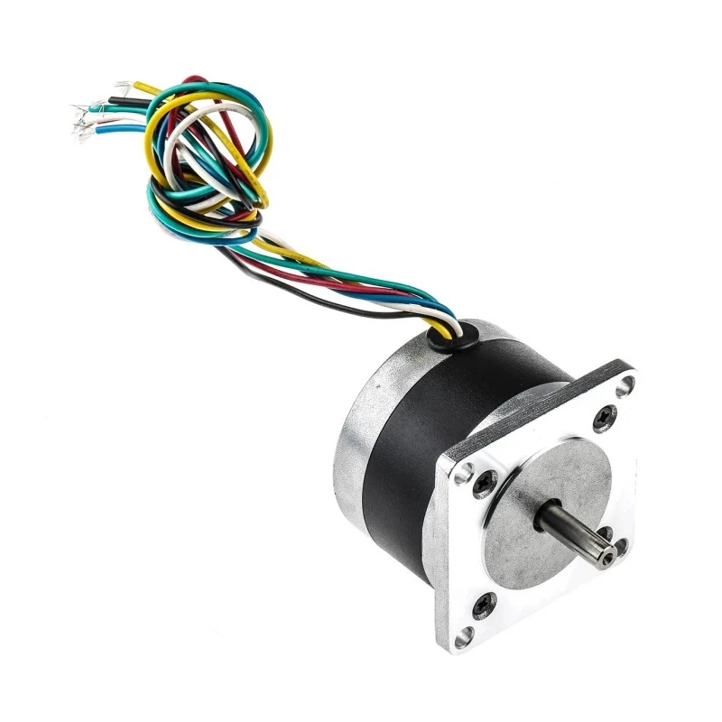 RS PRO Unipolar Hybrid Stepper Motor 12V, 0.288Nm Holding Torque, 1.8° Step Angle, 56.4 x 56.4 mm Frame, 6.35 mm 180-5281