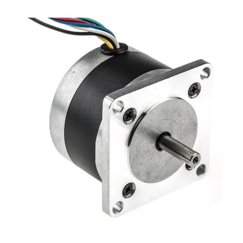 RS PRO Unipolar Hybrid Stepper Motor 12V, 0.288Nm Holding Torque, 1.8° Step Angle, 56.4 x 56.4 mm Frame, 6.35 mm 180-5281