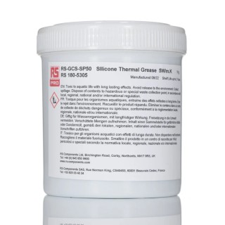 RS PRO Siloxane Volatile Firestop Putty, Paste, Thermal Conductivity 5 W/mK, 1 kg 180-5305
