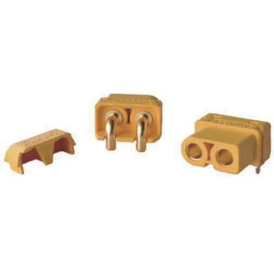 RS PRO Compact Power Connector Cable 2 Poles 500V DC 45A Female Connector Polyamide Housing 180-5374