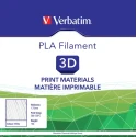 Verbatim 1.75 mm White Polylactic Acid (PLA) Fused Deposition Modelling (FDM) 3D Printer Filament 1 kg 234130
