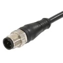 Molex Male 4 way M12 to Unterminated Sensor Actuator Cable 10 m 250V Thermoplastic Polyurethane Jacket 1200652278