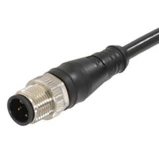 Molex Male 4 way M12 to Unterminated Sensor Actuator Cable 10 m 250V Thermoplastic Polyurethane Jacket 1200652278
