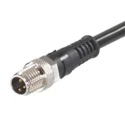 Molex Male 4 Way M8 Sensor Actuator Cable, Thermoplastic Polyurethane Jacket, Black, 2m Length, IP67 Rated 1200868636