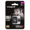 Integral Memory 32 GB MicroSDHC microSD Class 10 Memory Card INMSDH32G10-90U1
