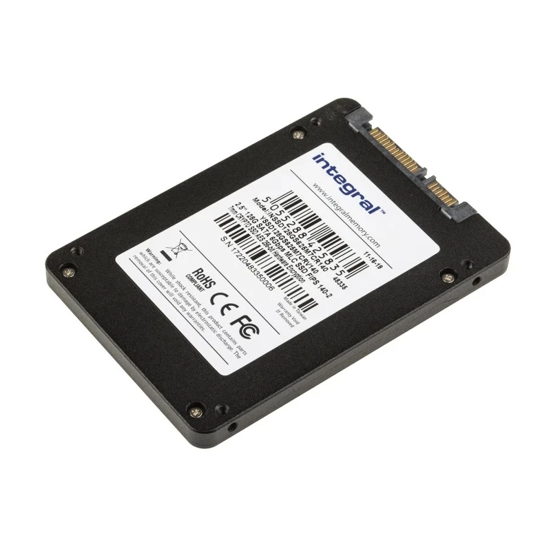 Integral Memory 2.5 in 128 GB Internal MLC NAND SATA III SSD with AES-256 Encryption INSSD128GS625M7CR140