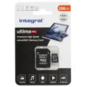Integral Memory 256 GB MicroSDXC microSD Card Class 10 UHS 1 U3 with SD Adapter INMSDX256G-100/90V30