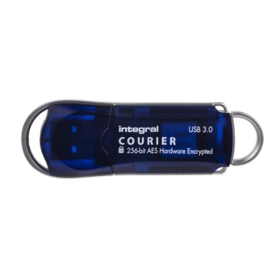 Integral Memory 16 GB USB 3.0 Flash Drive AES-256 Hardware Encrypted INFD16GCOU3.0-197