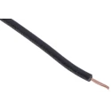 RS PRO Black Hook Up Wire 22 AWG 16/0.2 mm Copper Conductor Flame Retardant PVC Insulation 100m 180-5910