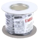RS PRO Black Hook Up Wire 22 AWG 16/0.2 mm Copper Conductor Flame Retardant PVC Insulation 100m 180-5910