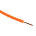 RS PRO Orange Hook Up Wire 20 AWG, 24/0.2 mm Core Strands, 100 m Length, Polyvinyl Chloride Jacket 180-5931