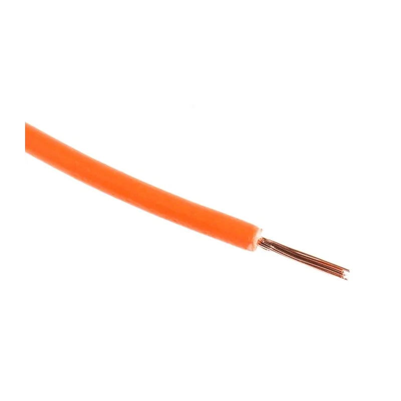 RS PRO Orange Hook Up Wire 20 AWG, 24/0.2 mm Core Strands, 100 m Length, Polyvinyl Chloride Jacket 180-5931