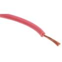 RS PRO Pink Hook Up Wire 20 AWG 24/0.2 mm Core Strands 100 m Polyvinyl Chloride 180-5928
