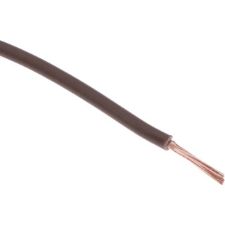 RS PRO Brown Tri-Rated Cable, 18 AWG, 32 x 0.2 mm Core Strands, 100 m Length, Polyvinyl Chloride Jacket, 105°C Max 180-5933