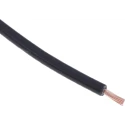 RS PRO Black Hook Up Wire, 18 AWG, 32/0.2 mm Core Strands, 100 m Length, Copper Conductor, CPE and ETFE Jacket 180-5936