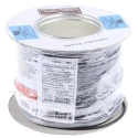 RS PRO Black Hook Up Wire, 18 AWG, 32/0.2 mm Core Strands, 100 m Length, Copper Conductor, CPE and ETFE Jacket 180-5936