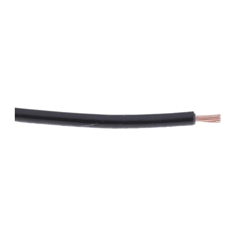 RS PRO Black Hook Up Wire, 18 AWG, 32/0.2 mm Core Strands, 100 m Length, Copper Conductor, CPE and ETFE Jacket 180-5936