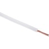 RS PRO White Hook Up Wire 18 AWG, 32/0.2 mm Core Strands, 100 m Length, Polyvinyl Chloride Jacket, Tri-Rated Cable 180-5937