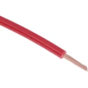 RS PRO Red Hook Up Wire 18 AWG 32/0.2 mm Copper Conductor Flame Retardant 105°C 100 m 180-5938