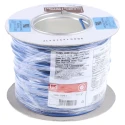 RS PRO Blue Tri-Rated Cable 18 AWG 32 x 0.2 mm Strands 100 m Polyvinyl Chloride Jacket 1600 kV DC Voltage 105°C Max 180-5941