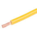RS PRO Yellow Hook Up Wire, 14 AWG, 50/0.25 mm Core Strands, 100 m Length, Polyvinyl Chloride Insulation, Tri-Rated 180-5961