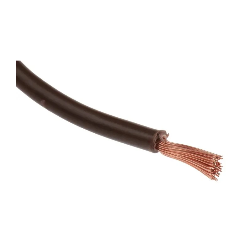 RS PRO Brown Hook Up Wire 14 AWG 50/0.25 mm Core Strands 100 m Polyvinyl Chloride 180-5962