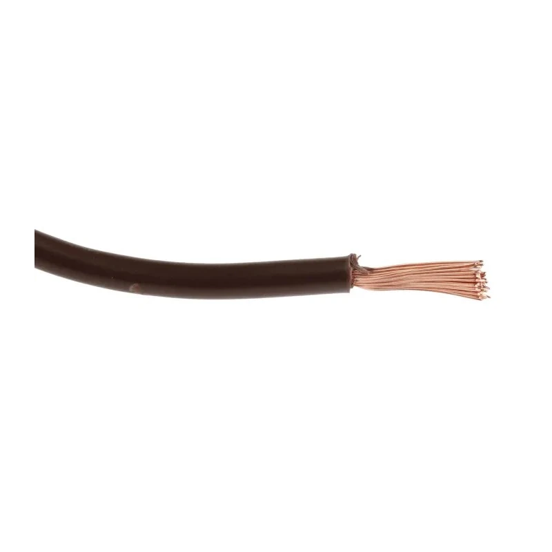 RS PRO Brown Hook Up Wire 14 AWG 50/0.25 mm Core Strands 100 m Polyvinyl Chloride 180-5962