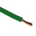 RS PRO Green Hook Up Wire 22 AWG, 16x0.2 mm Core Strands, 100m Length, Polyvinyl Chloride Jacket 180-5967
