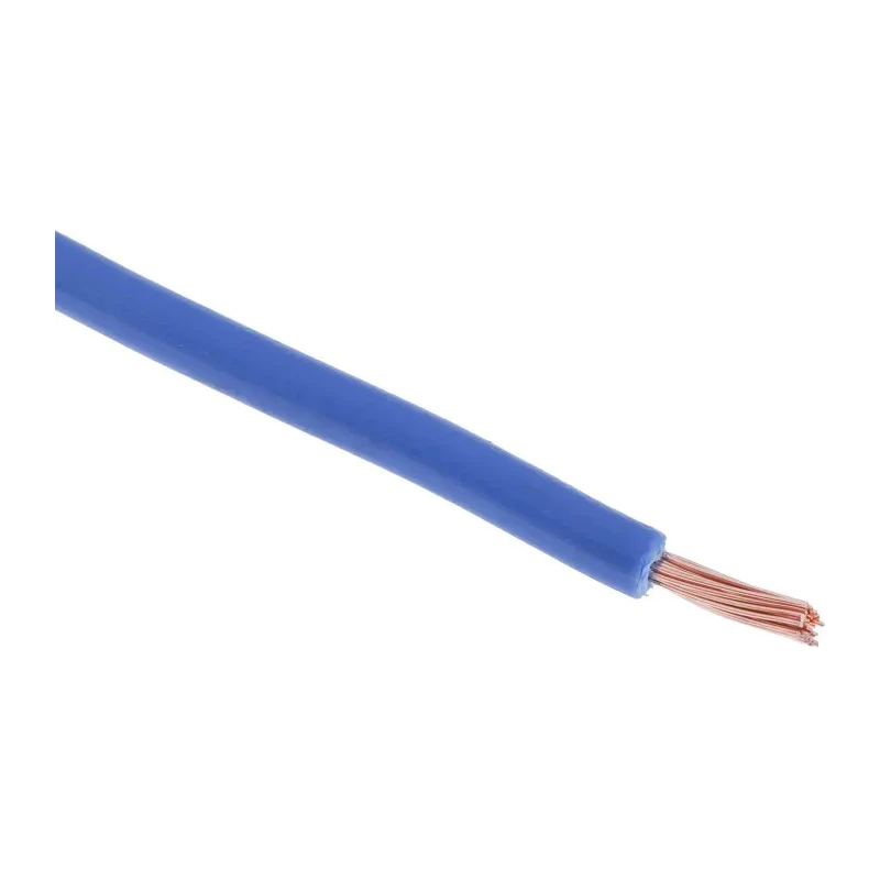 RS PRO 14 AWG Blue Tri-Rated Hook Up Wire 50/0.25 mm Core Strands 100 m Polyvinyl Chloride 180-5959