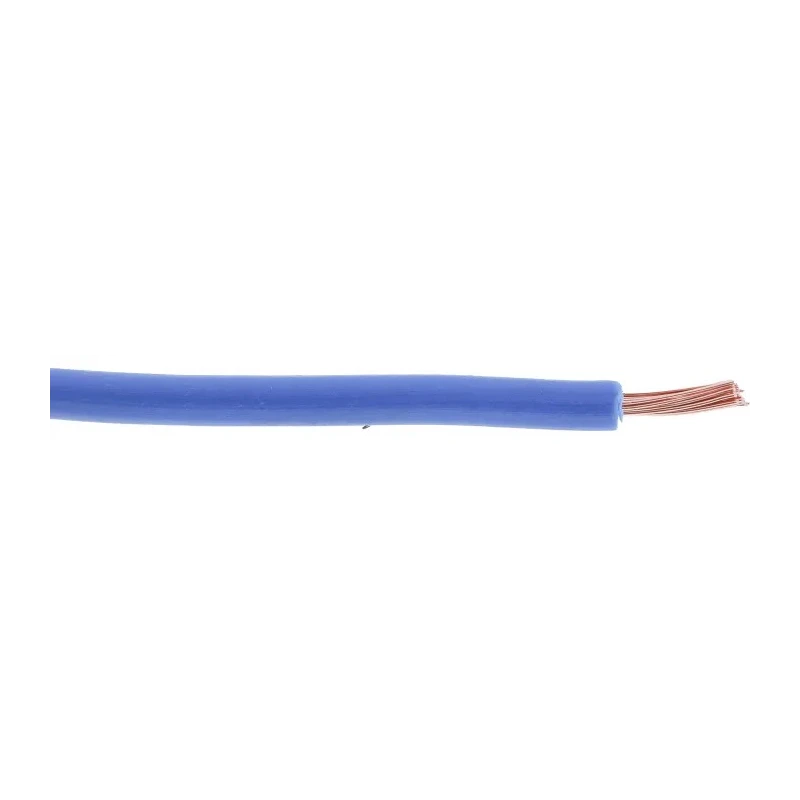 RS PRO 14 AWG Blue Tri-Rated Hook Up Wire 50/0.25 mm Core Strands 100 m Polyvinyl Chloride 180-5959