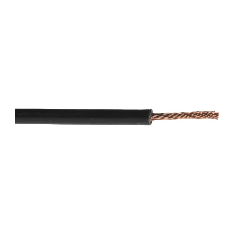 RS PRO Black Hook Up Wire 16 AWG 30x0.25 mm Strands 100 m Polyvinyl Chloride Insulation 180-5946